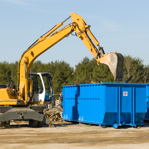 can i choose the location where the residential dumpster will be placed in Lovejoy Georgia